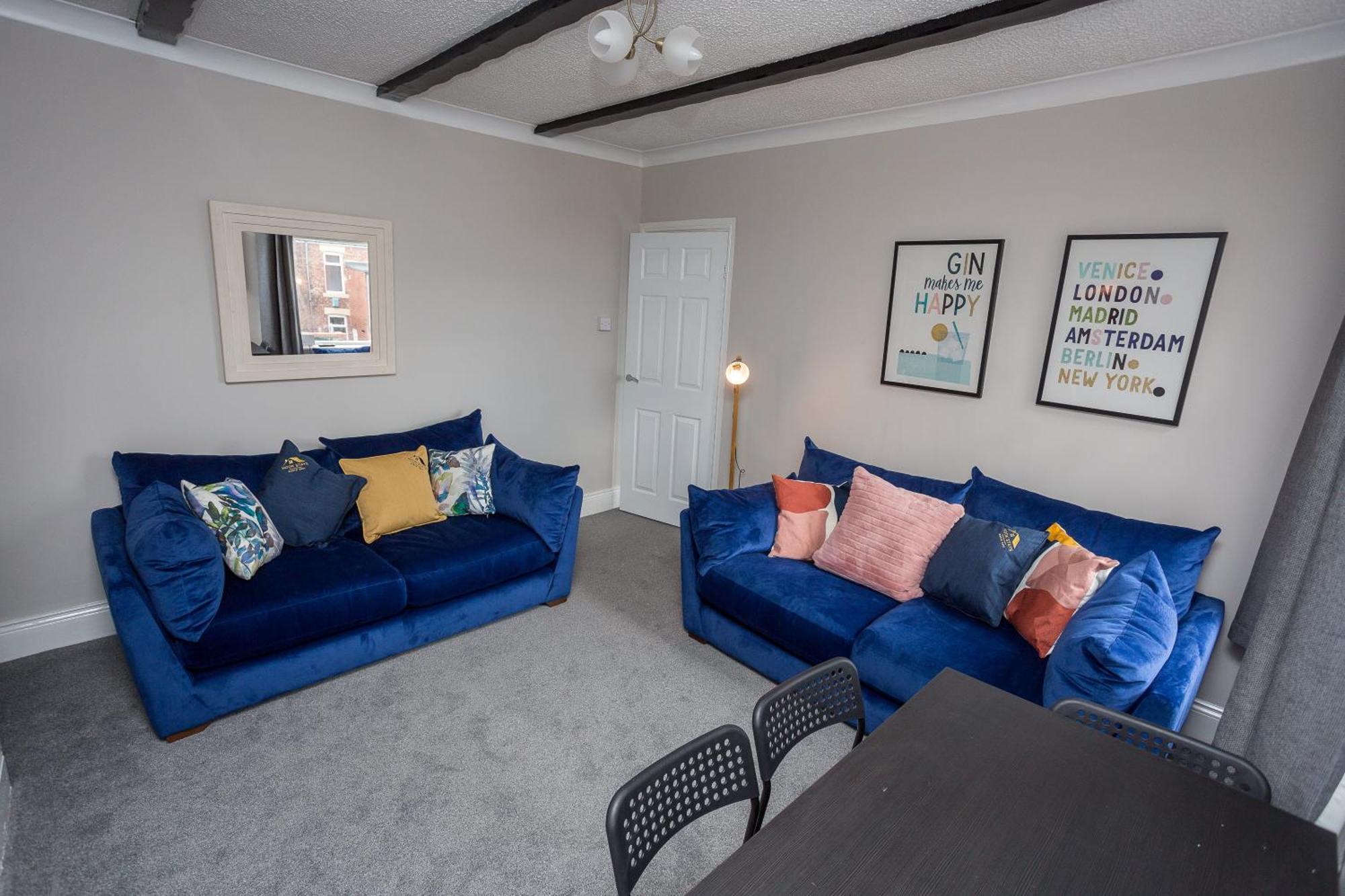 The Avenue-3 Bed Sleeps 6 Great For Contractors Villa Gateshead Bagian luar foto